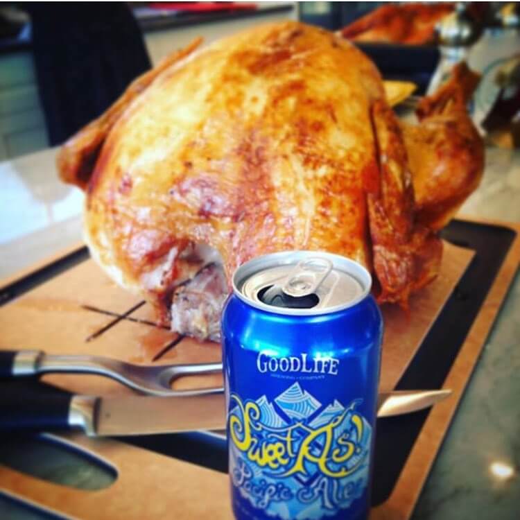 Happy Thanksgiving! We are thankful for our GoodLife team that makes the beer happen and you and yours that enjoy it! Enjoy your GoodLife! #cannedbeer #craftbeer #sweetas #thanksgiving