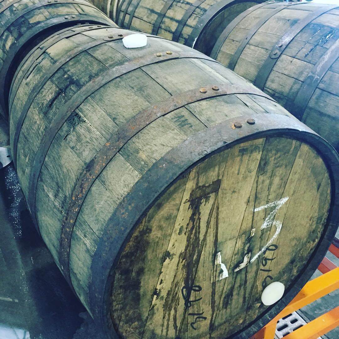 Barleywine going into bourbon barrels! #oregonbeer #craftbeer #boubron #beer